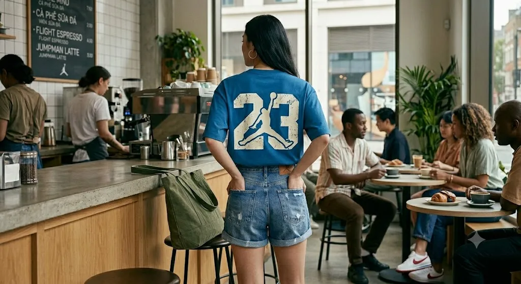 Air Jordan Jumpman 23 Oversized Tee – Sky Blue