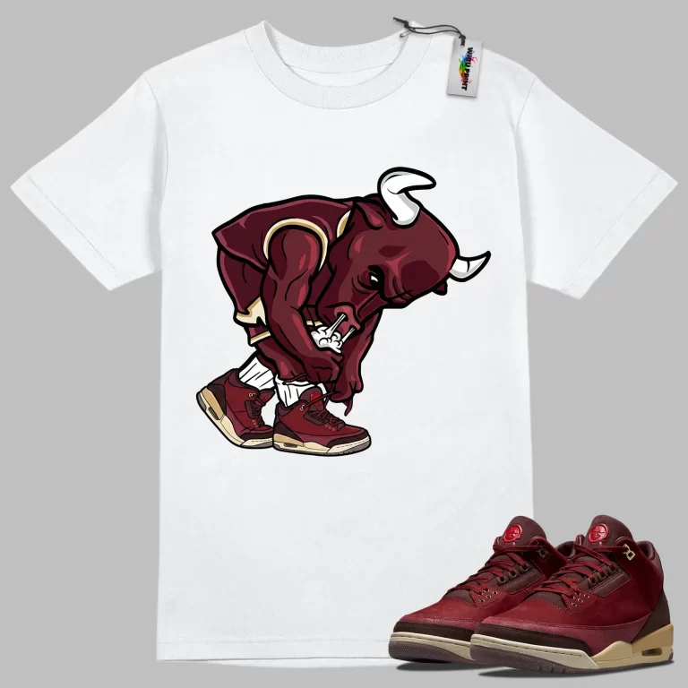 Angry Bull Tee to Match Jordan 3 Bin 23