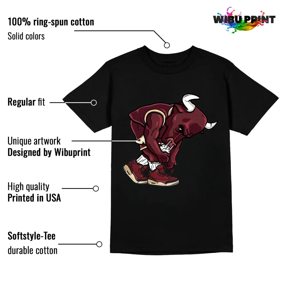 Angry Bull Tee to Match Jordan 3 Bin 23
