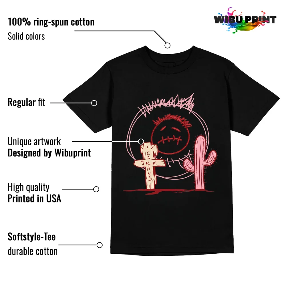 Cactus Grave Tee to Match Jordan 1 Tropical Pink-3