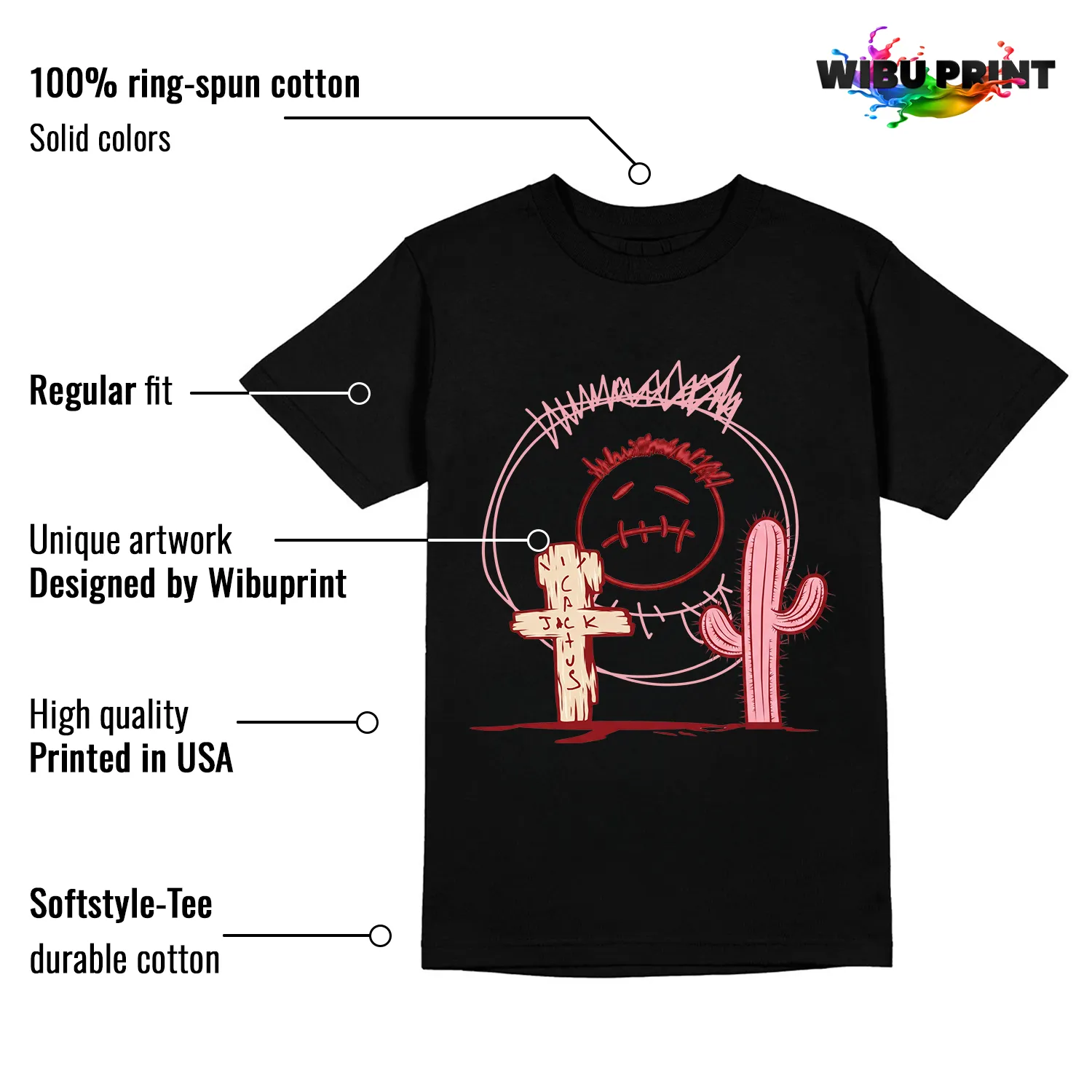 Cactus Grave Tee to Match Jordan 1 Tropical Pink-3