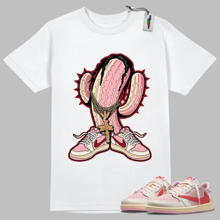 Dripping Desert Tee to Match Jordan 1 Tropical Pink