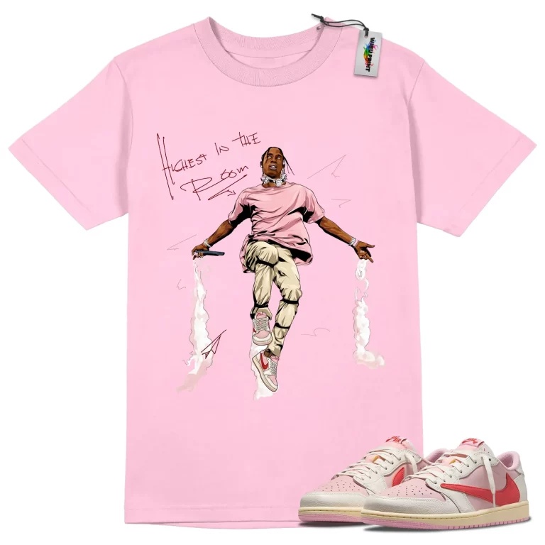 Highest In The Room Tee to Match Jordan 1 Tropical Pink