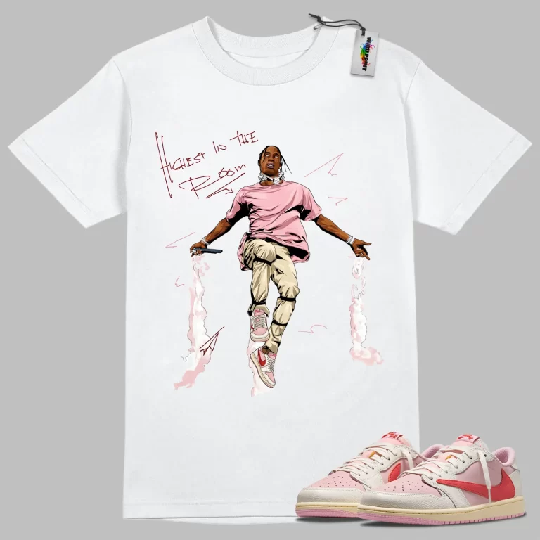 Highest In The Room Tee to Match Jordan 1 Tropical Pink