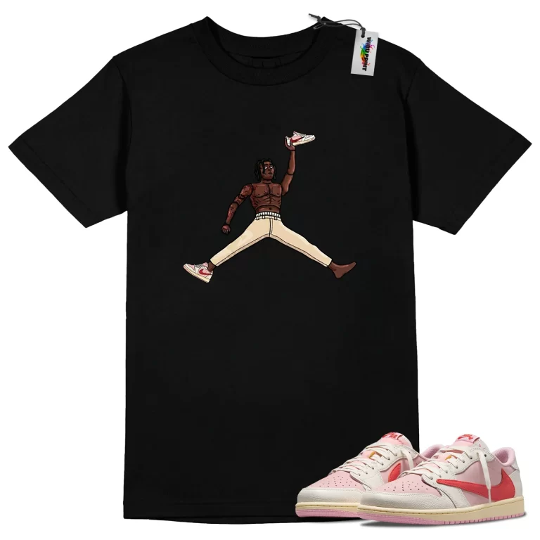 Jumpman Tee to Match Jordan 1 Tropical Pink-3