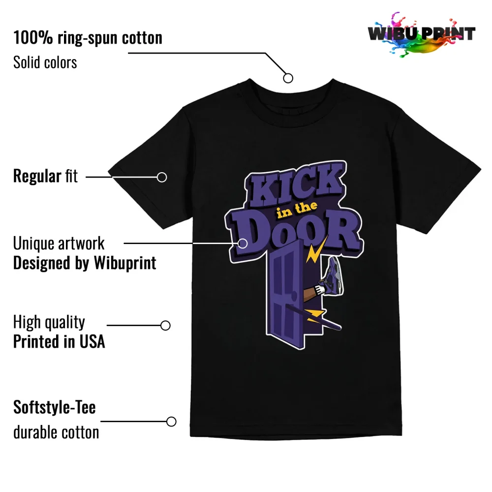 Kick In The Door Tee to Match Jordan 4 Lakers