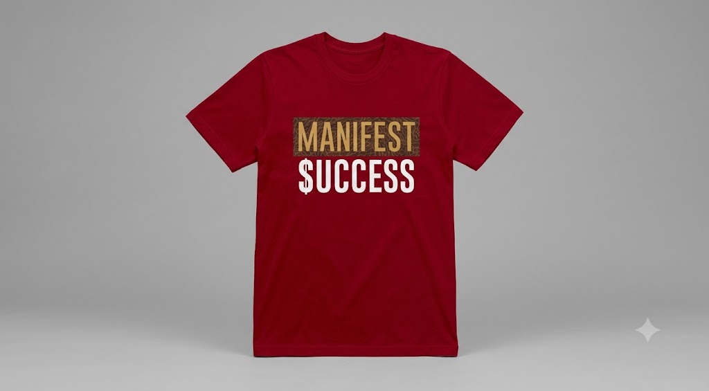 Manifest Success Burgundy Jordan Shirts Red