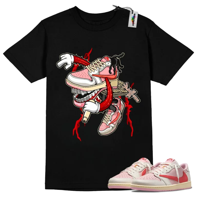 Pink Grillz Tee to Match Jordan 1 Tropical Pink-2