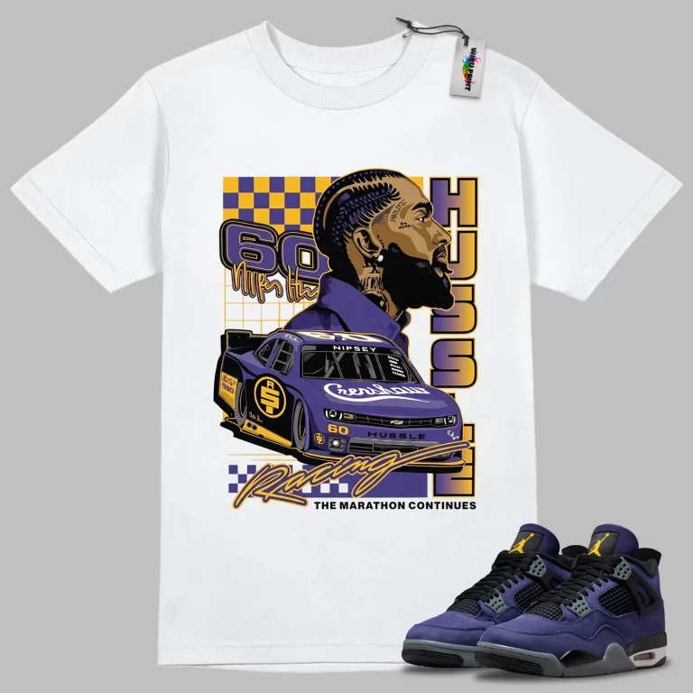 Racing Tribute Tee to Match Jordan 4 Lakers