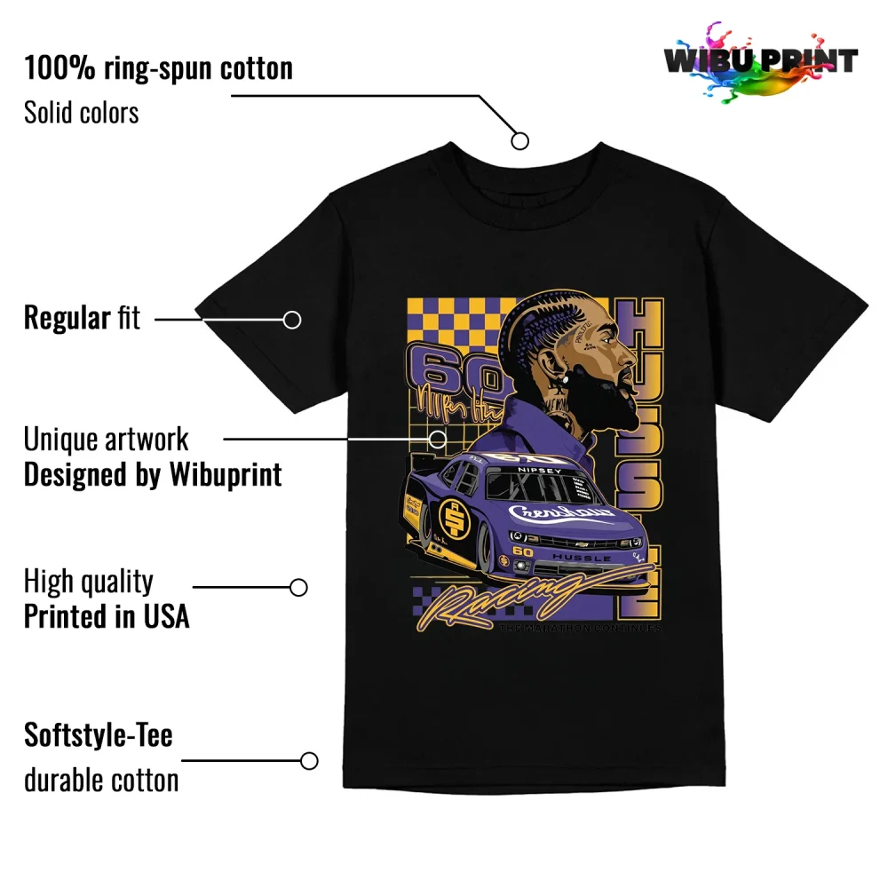 Racing Tribute Tee to Match Jordan 4 Lakers