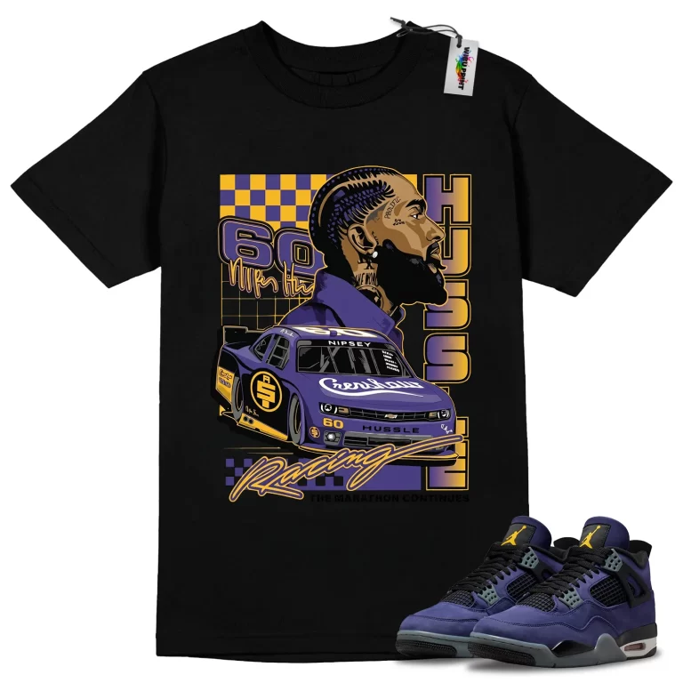 Racing Tribute Tee to Match Jordan 4 Lakers
