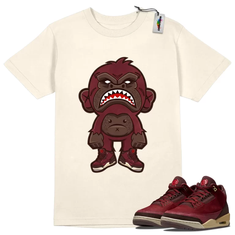 Shark Ape Tee to Match Jordan 3 Bin 23-3
