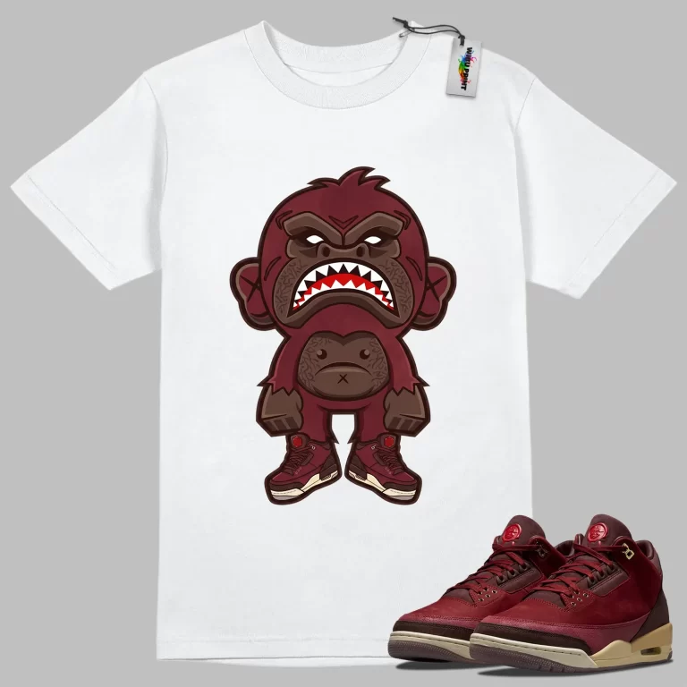 Shark Ape Tee to Match Jordan 3 Bin 23-3