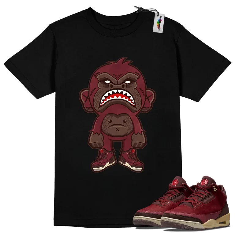 Shark Ape Tee to Match Jordan 3 Bin 23-3