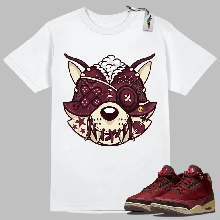 Sneaker Face Tee to Match Jordan 3 Bin 23