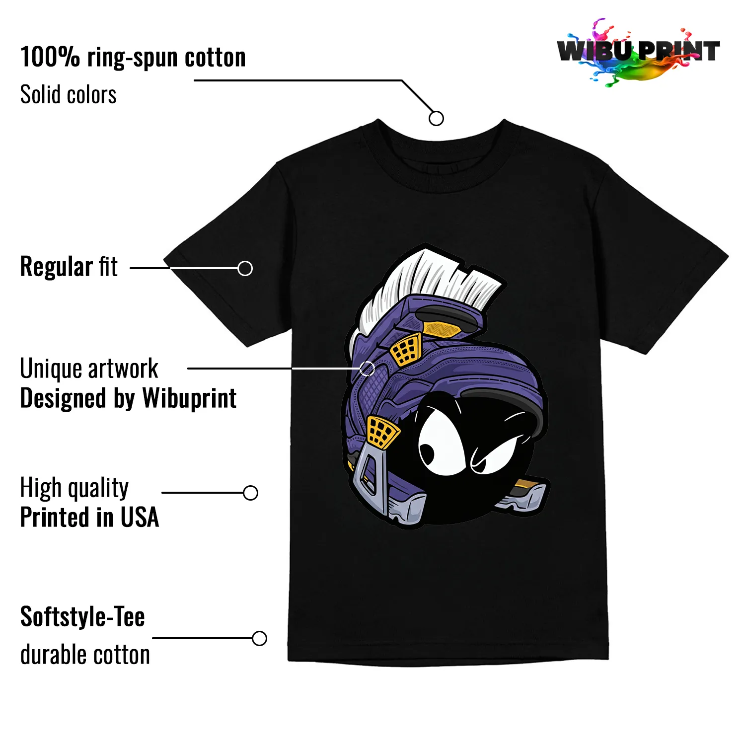 Sneaker Helmet Tee to Match Jordan 4 Lakers