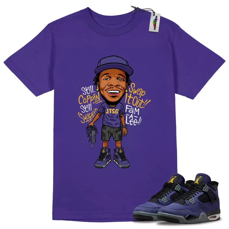 Still Coppin' Tee to Match Jordan 4 Lakers