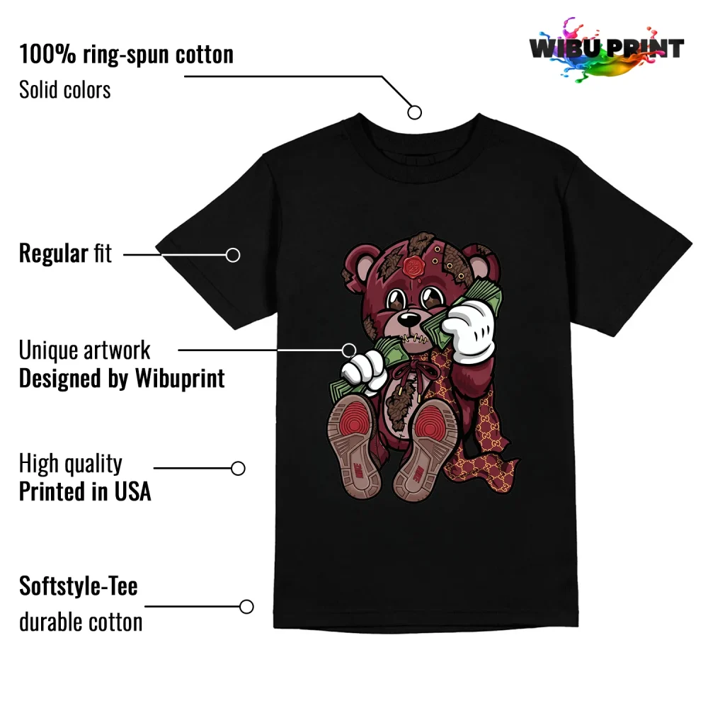 Torn Teddy Bear Tee to Match Jordan 3 Bin 23