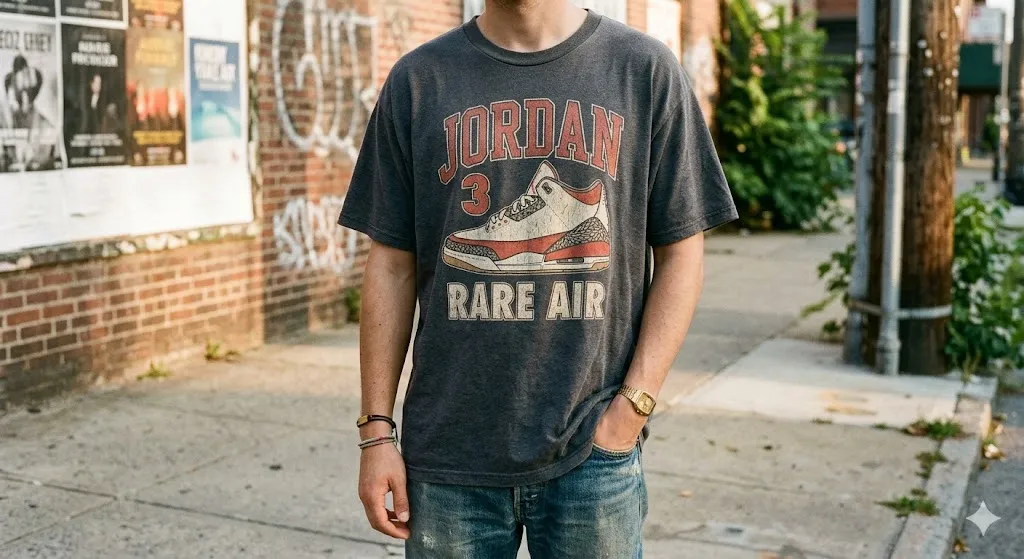 Vintage Graphic Jordan 3 Rare Air Shirt